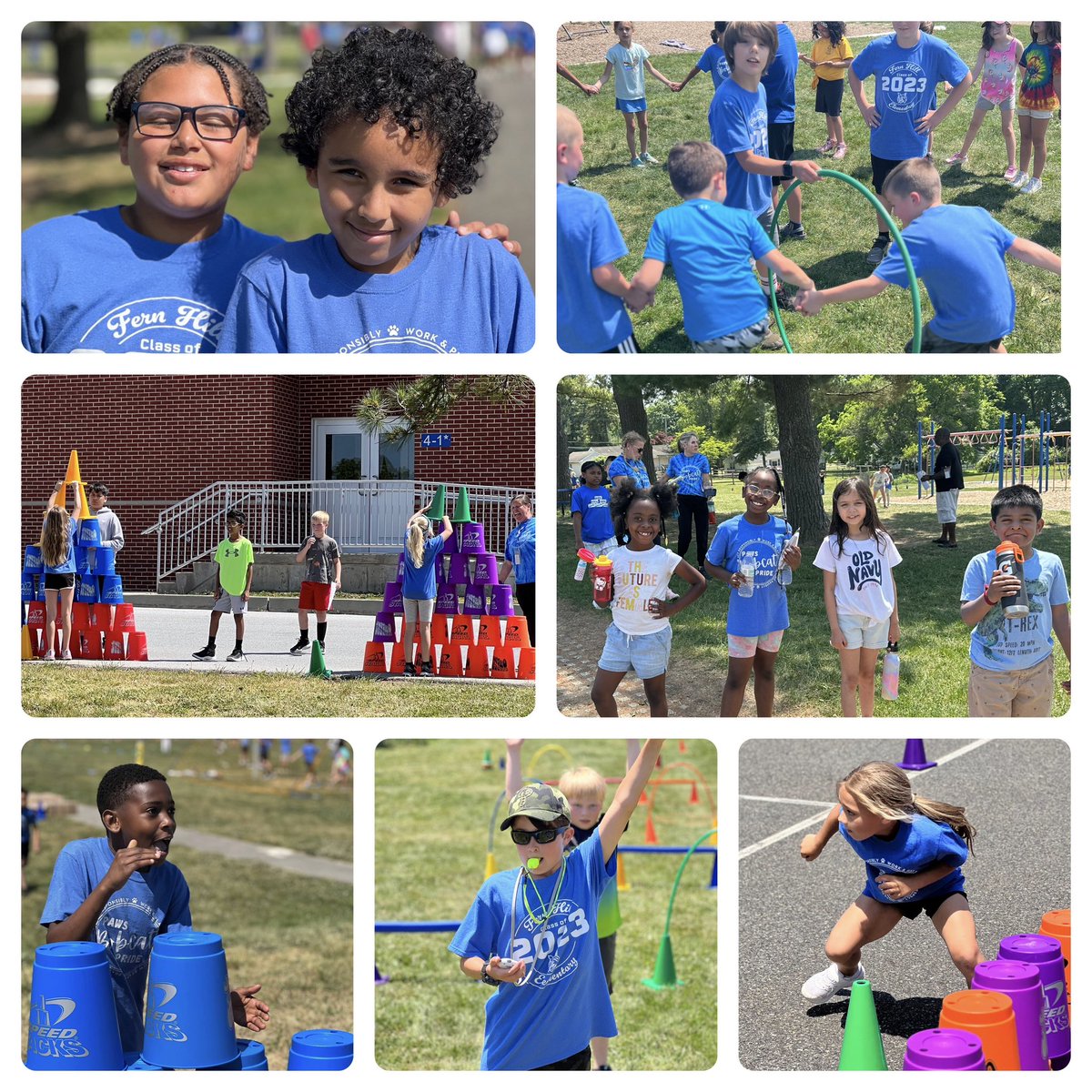 Fun Day is the perfect opportunity for Ts to step back and allow 5th graders to lead K-4 through team building activities and watch our kids flourish! Quote of the day from S to T, “This whole teaching thing is hard, I don’t know how you guys do it all day!” 😂💙 <a href="/WestChesterASD/">West Chester Area SD</a>