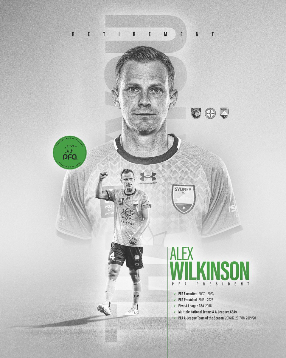 The curtain comes down on an incredible career, on and off the pitch. Congratulations, Wilko 👏

Through his roles with @thepfa, and as PFA President, Alex has helped deliver two decades of unprecedented growth of the professional game 🙏

#SupportingThePlayers
#BuildingTheGame