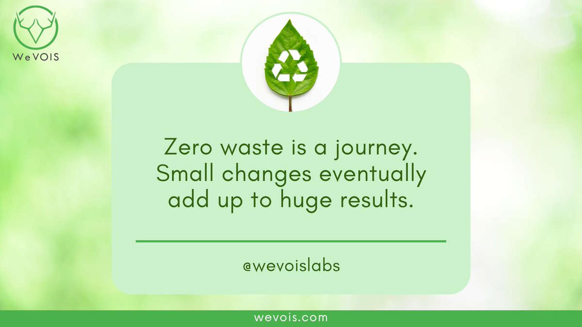 From baby steps to big impact, zero waste is all about the journey. Embrace those small changes, because they'll eventually lead to massive results! ♻️🌱 #ZeroWasteJourney #wevois #saveearth #jaipur #wastemanagement #SwachhBharat #SwachhBharatAbhiyan