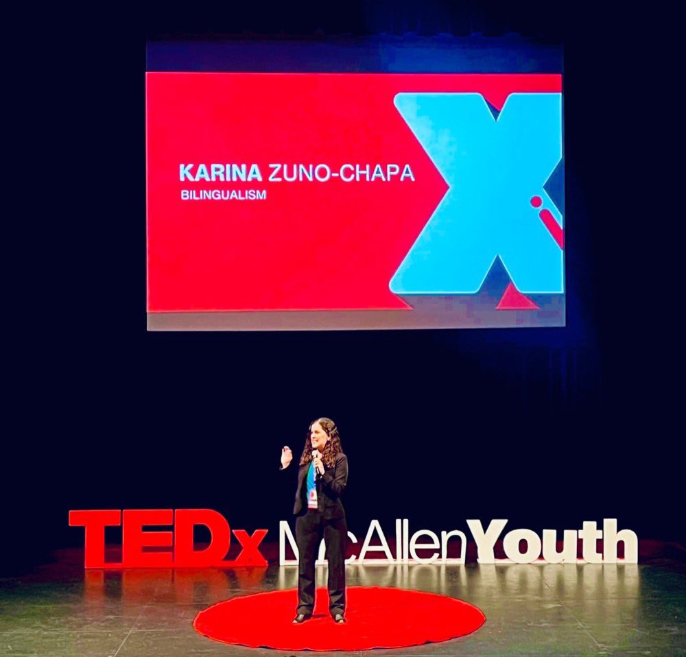 bilingualpride's tweet image. Such a marvelous experience to welcome these #bilingual, #bicultural, #binational students to this year’s #TEDxMcAllen Youth event! Algunas presentaciones fueron en inglés, otras en español y otras ¡en ambos idiomas! I was in #bilingual heaven! 🥰💖👏