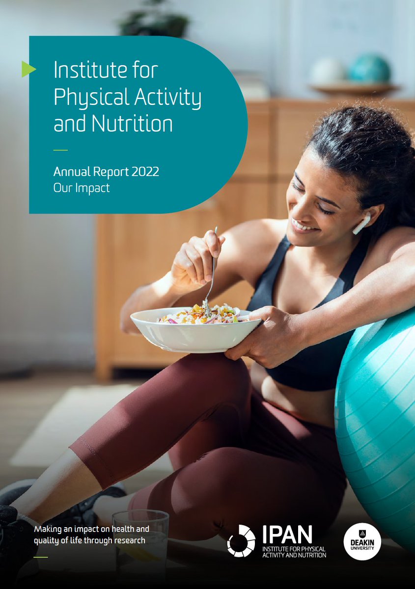 Want to know more about what we do? 
Our latest annual report showcases IPAN's impact on health through #physicalactivity and #nutrition research. ➡️ bit.ly/3Lyzb3S

@deakinresearch @DeakinHealth