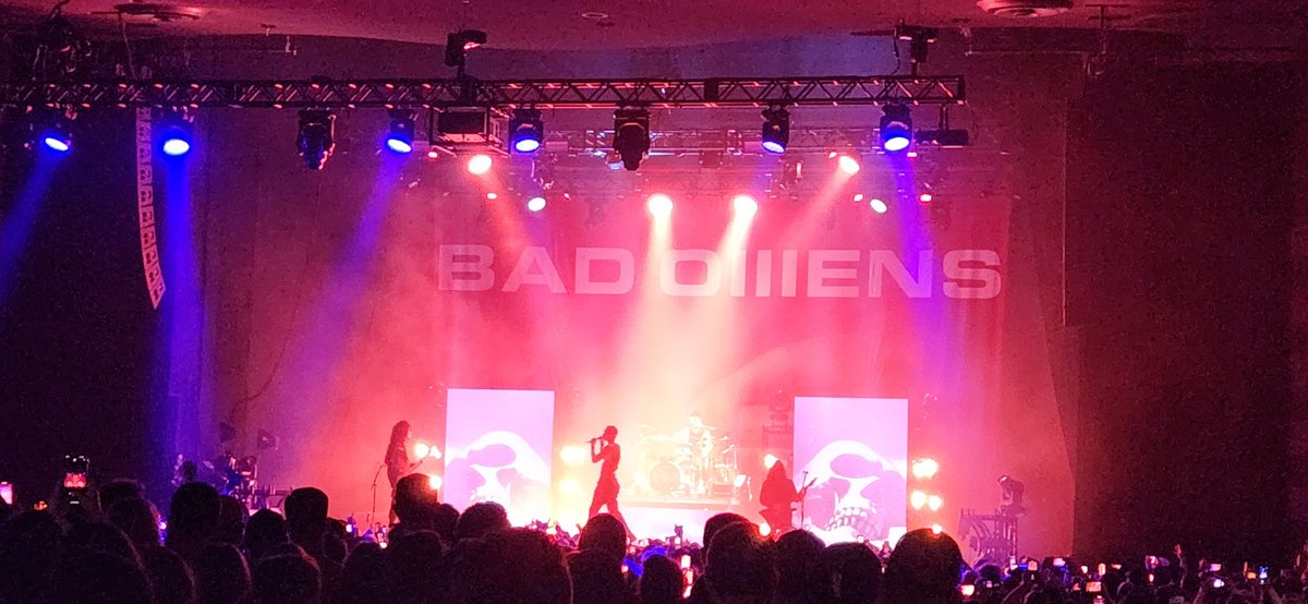 brookejc20's tweet photo. Photo Dump from the @badomenscult concert on Sun. May 28th @ The Clyde Theater, Fort Wayne, IN 🤘💀 one of the coolest nights I've had #concert #badomens #music #inventanimate #erras https://t.co/BSe3Uronkl