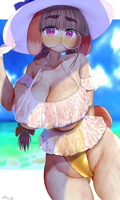 夏のいぬっこ https://t.co/pemUIzIIsp