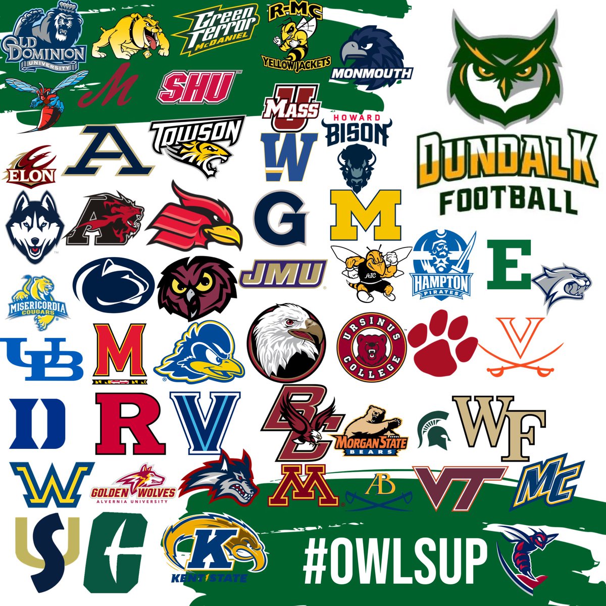 Thank you to all the Universities who stopped by the Nest this spring! Our student athletes are so appreciative! #OwlsUp🦉 #BeastsOfTheEast #RecruitBaltimore