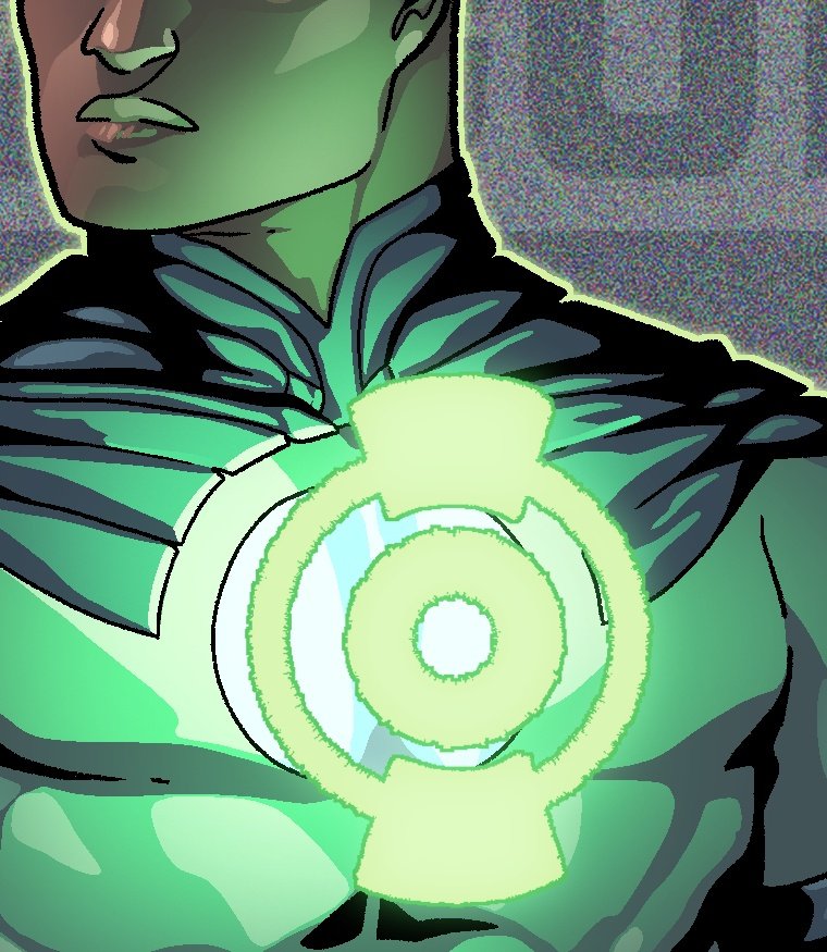 Thanks, it was heavily based on the one used in the last animated movie for Sinestro.
I'm also using it for this John Stewart ;)
#justiceleaguemortal #greenlantern