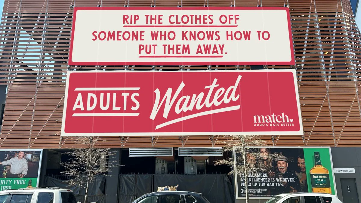 ADWEEK (@adweek) on Twitter photo 💖 <a href="/Match/">Match</a> addresses 2023's dating burnout in its latest campaign. adweek.it/45R1piG 💖 <a href="/Match/">Match</a> addresses 2023's dating burnout in its latest campaign. adweek.it/45R1piG