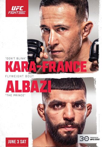 UFC Fight Night: Kara-France vs. Albazi Bets Thread!
#PuffPuffCash #StayPuft
#MMA #UFC #FightNight
#MMATwitter #MMABetting #Picks #LasVegas #UFCApex #DontBlink #ThePrince 
betmma.tips/PuffSullyCSHC