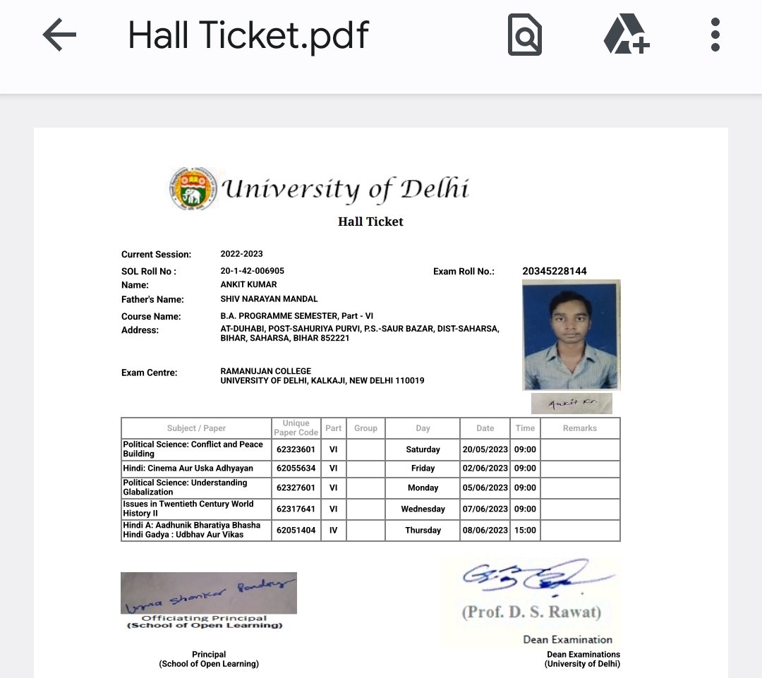 @mamidala90 Dear sir,
How is this possible?
You have scheduled my exam on 7 and 8th of June. On both the day I have my college exam. 
Is it possible to travel Delhi to Patna vice-versa to tackle both exam on same date of college as well as CUET PG exam?
I'm really hopeless🥺
#cuetpg #NTA