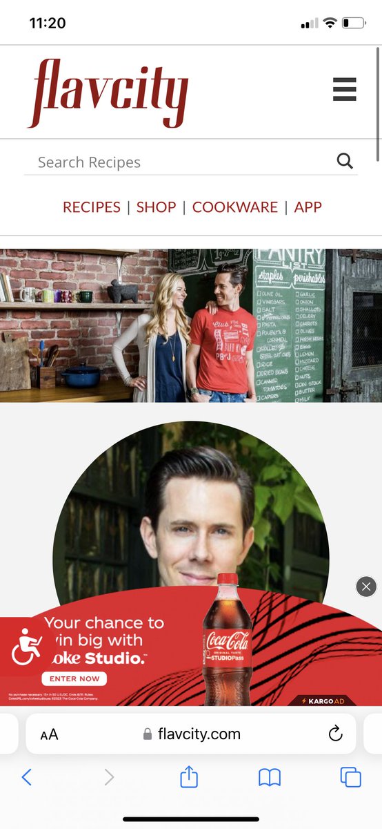 NvstyNvs's tweet photo. @FlavCity Wondering why this isn’t #BobbyApproved but it’s a “great” ad on your website. 😉 https://t.co/XTE5vkSxz3