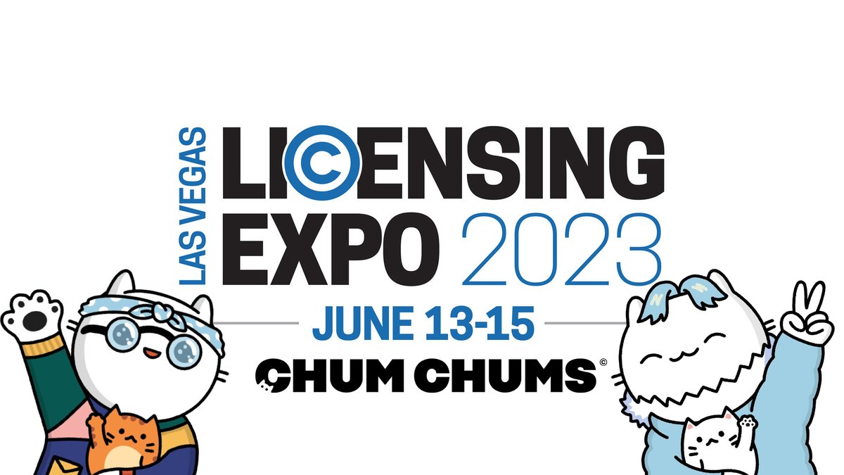 chumchumsnft's tweet photo. We are thrilled to announce that we'll be attending the @licensingexpo in Vegas!✨

Join us as we showcase our beloved brand, meet industry professionals, and make valuable connections to take Chum Chums to new heights!

Stay tuned for updates &amp; all the fun to come!🤍 https://t.co/Bfp2iPlilE