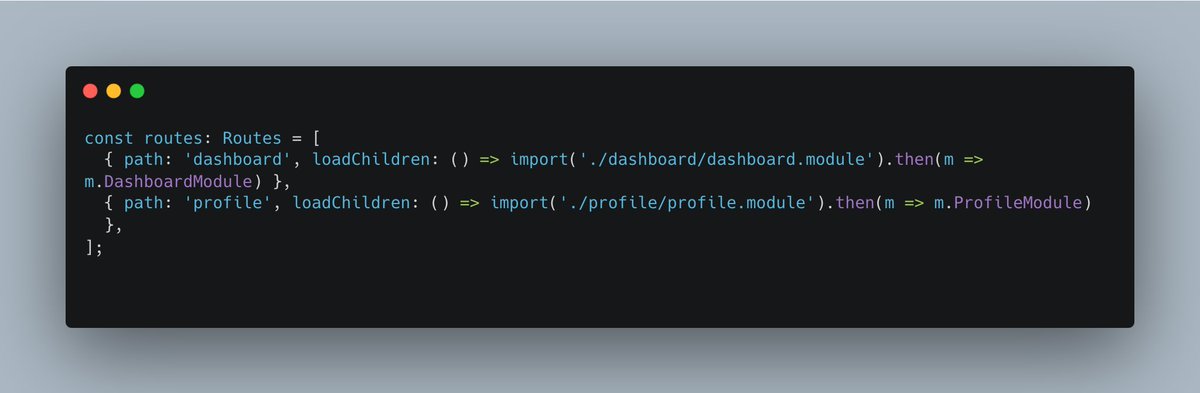 🚀 Angular Tip (Day 13 of 100) 🚀

👉 Optimize Performance with Lazy Loading:

Lazy loading is a technique that loads modules and routes on-demand, improving the initial load time of your application. 

#angular #lazyloading #performance #webapplication