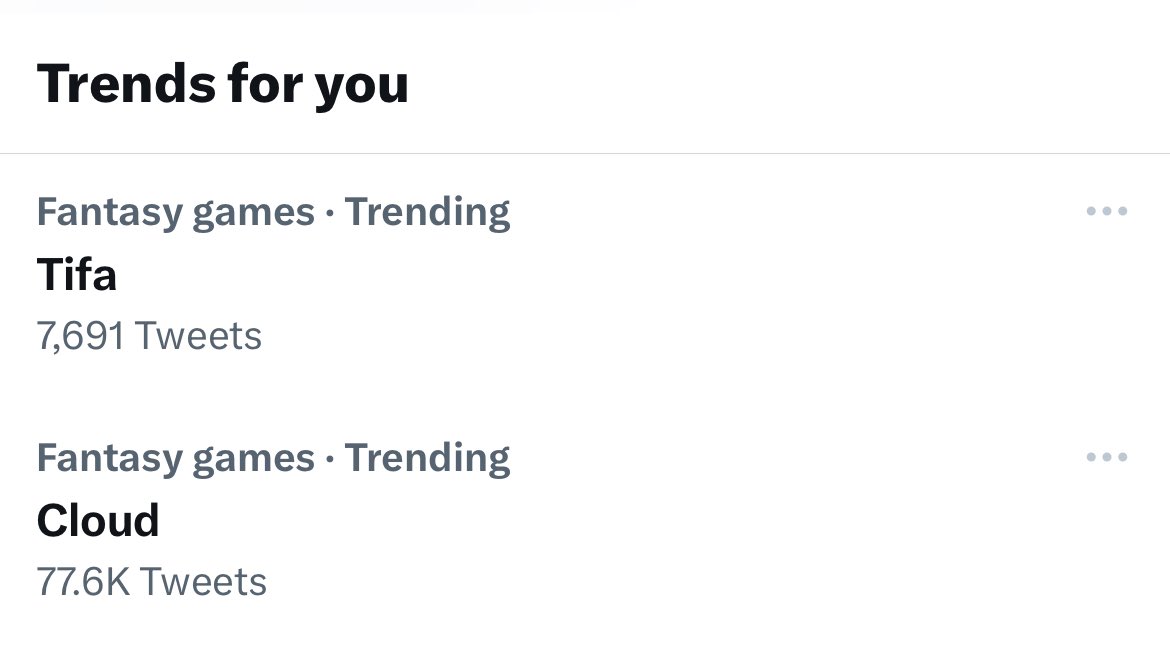 Tifa gets trending—followed by her husband. 😄