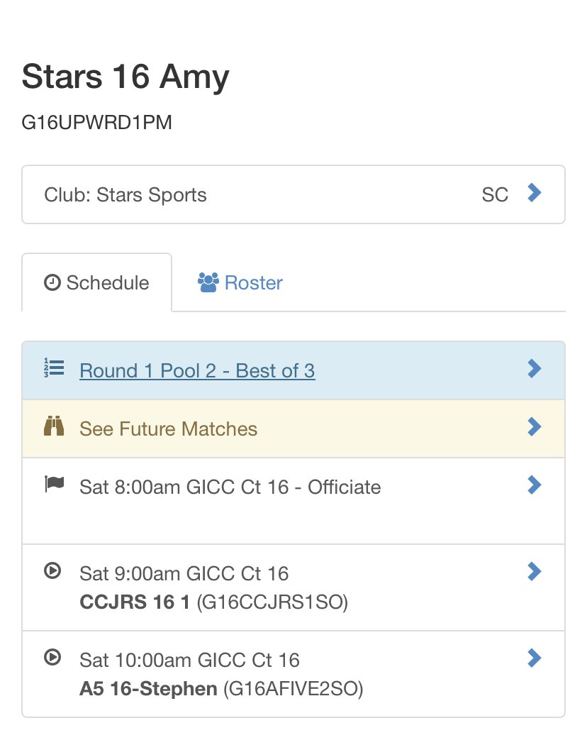 khaneline_vb's tweet image. Very excited for this weekend playing in Atlanta, GA. Here’s #Stars16Amy schedule for day 1‼️ @RecruitStarsVB #StarsVb
