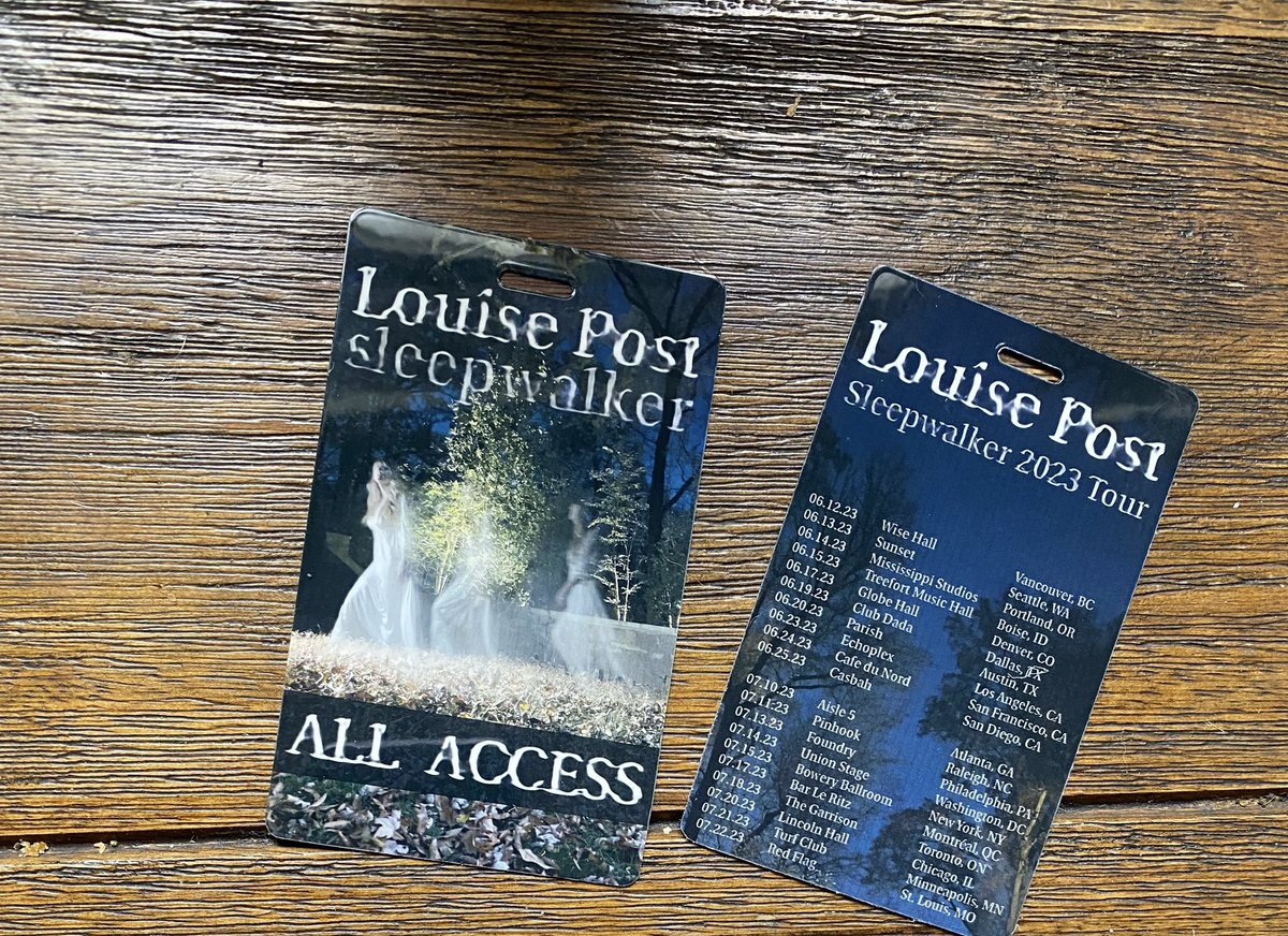 Here we go! First show June 12th! #louisepost of @verucasalt solo record tour!