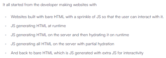 AnweshGangula's tweet photo. I really like this summary of the progress of web development from the following article https://t.co/moOOf8aaeJ https://t.co/4rxgeTYox6