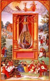 el Splendor Solis de 1532 explica cómo se debe aplicar la lejía en los tejidos de lino y cómo estos...