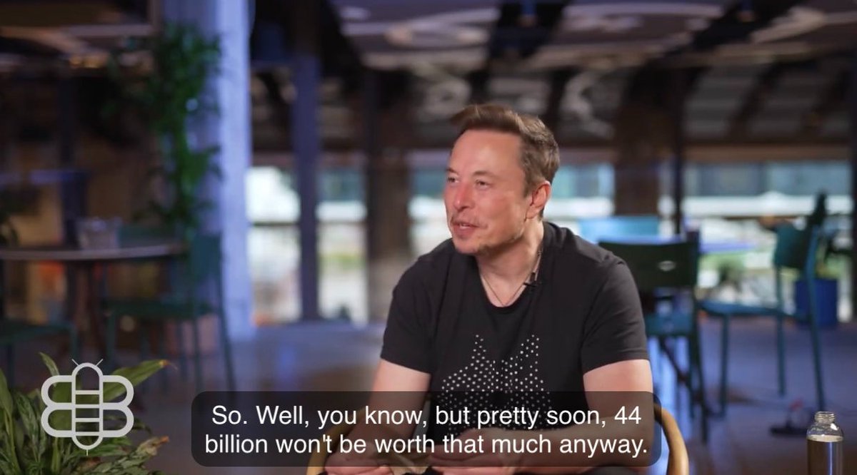 "Pretty soon, 44 billion won't be worth that much anyway."