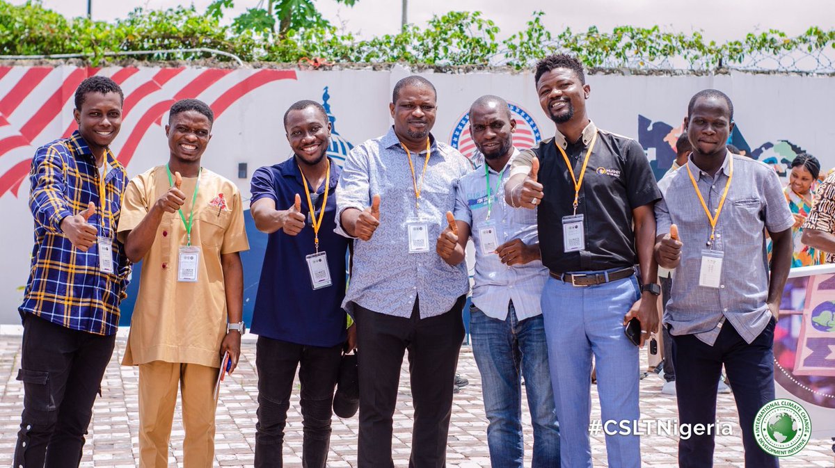 mttw_page's tweet photo. Thanking everyone of our team who attended the recently concluded Climate Solution Leadership Training organized by @ClimateWed
This wouldn’t have been a success if not for @USinNigeria and the @StateIVLP sponsorship
Next thing is to take #ClimateActionsNow | #CSLTLagos https://t.co/dGpCHhT2vL