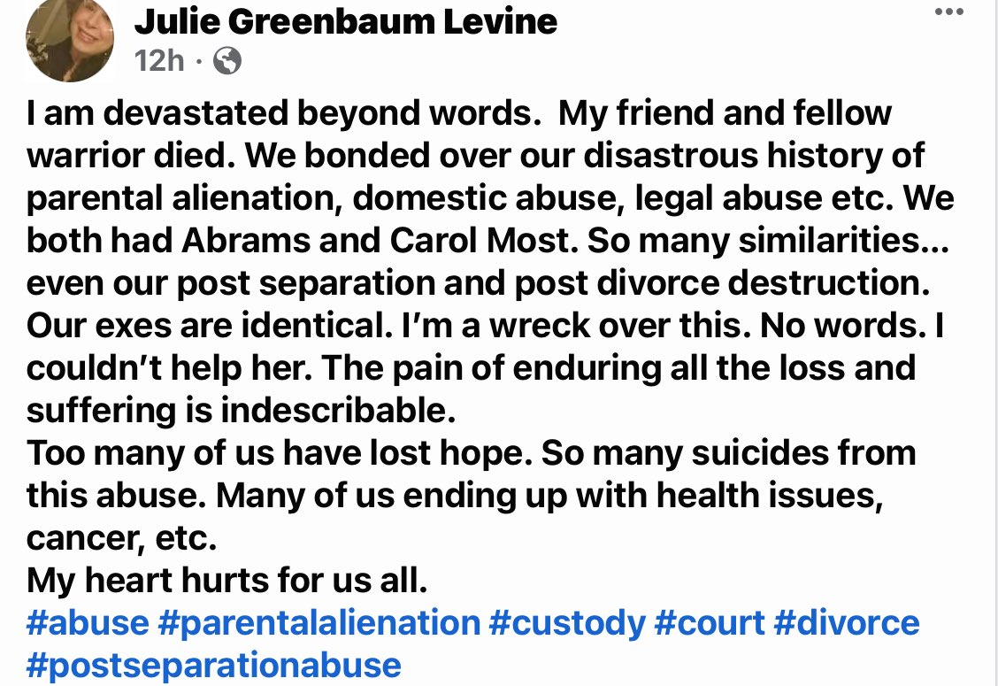 💔 Catherine Youssef Kassenoff Died. The bravest person I’ve ever known.
She fought for us all. 😢 #courtabuse #DomesticAbuse #postseparationabuse