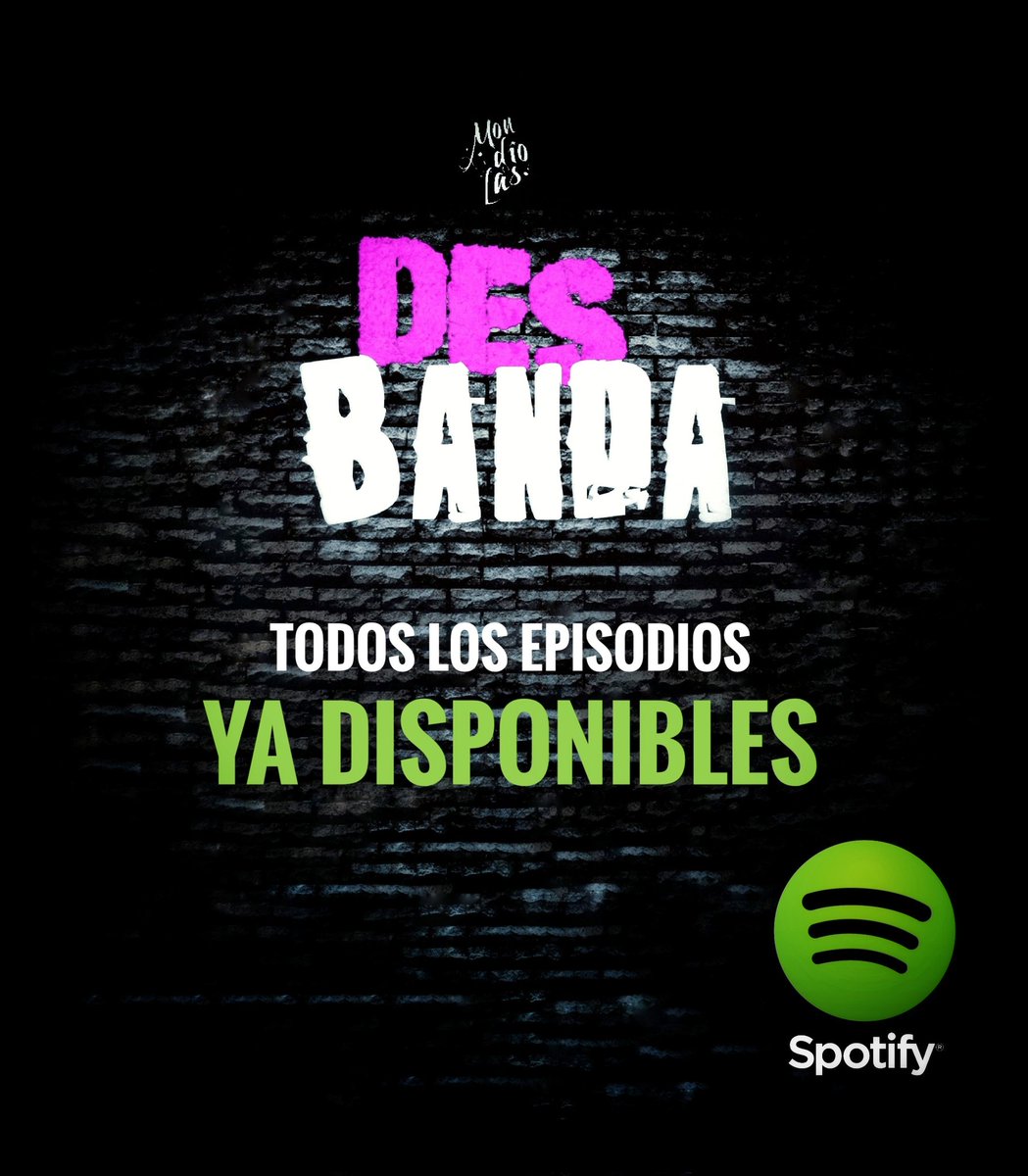 DESBANDA.
¡YA DISPONIBLES, TODOS LOS EPISODIOS!
Se escuchan por acá: open.spotify.com/episode/2zHIps…
