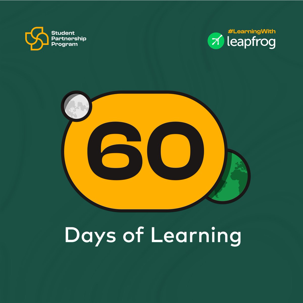 Previously was the great experience of learning for me during #60DaysOfLearning2022. So again, publicly committing to the #60DaysOfLearning2023 Challenge starting today!
#LearningWithLeapfrog #LeapfrogStudentPartnershipProgram