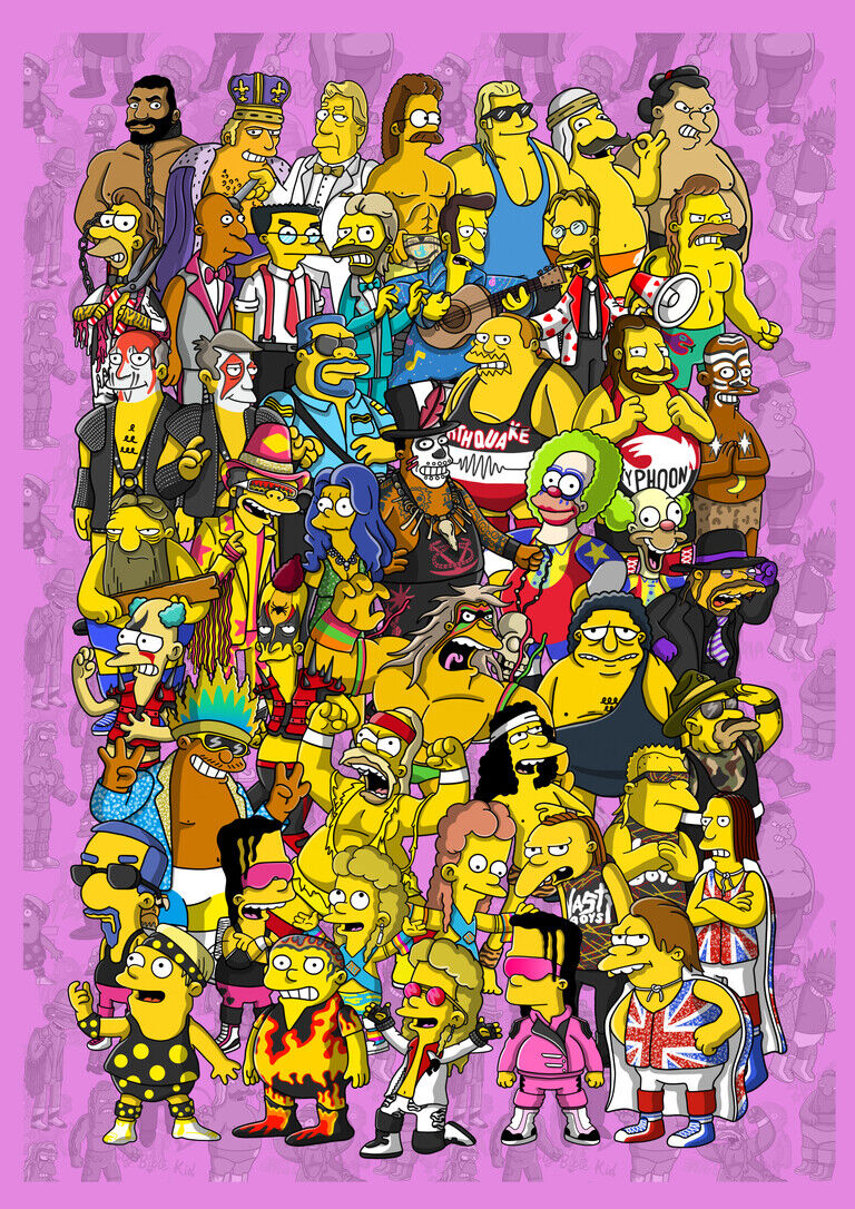 WWF Wrestling on Twitter: “It’s WWF SimpsonsMania! Design credit