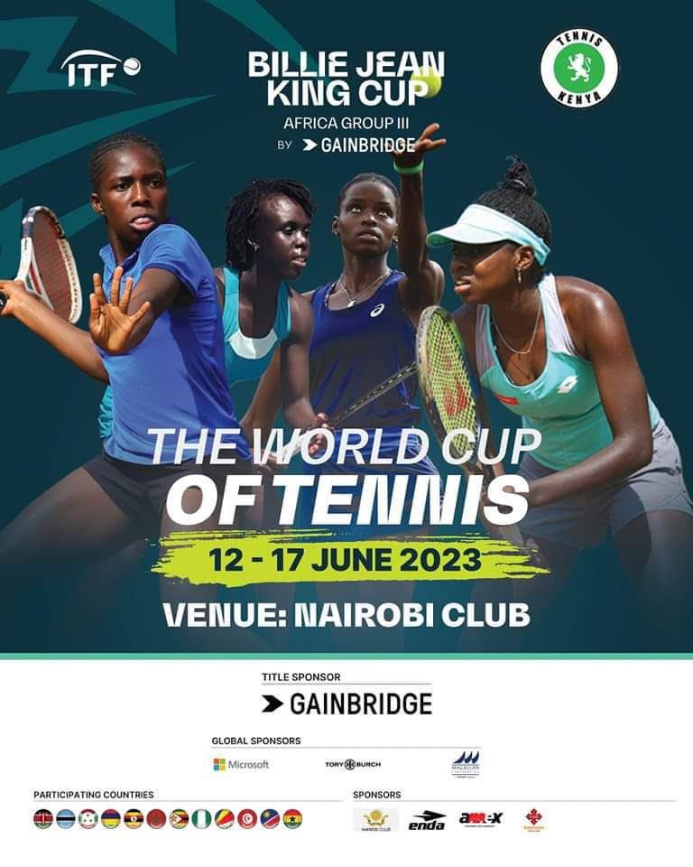 It's a first. <a href="/BJKCup/">Billie Jean King Cup</a> Africa. <a href="/tennis_kenya/">Tennis Kenya</a> Igniting a revolution in women’s tennis across Africa, to empower, to celebrate, to support, to participa &amp; inspire a generation of girls. Thank you <a href="/BillieJeanKing/">Billie Jean King</a> <a href="/katadams68/">Katrina Adams 🦋</a> <a href="/ITFTennis/">ITF</a>  <a href="/moyasa_ke/">Min. of Youth Affairs, Creative Economy & Sports</a> <a href="/OlympicsKe/">TeamKenya</a> <a href="/Okutoyiangella2/">Angella Okutoyi</a>