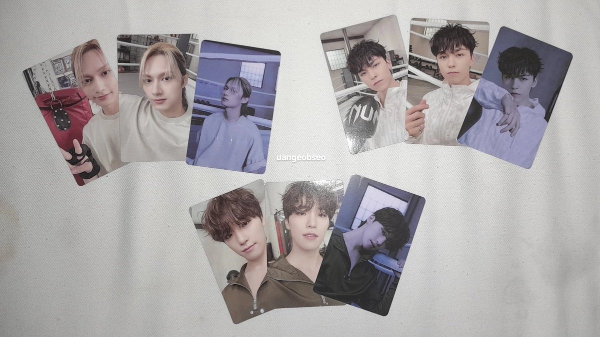 wts wtt ready ina dom tangsel
weverse version fml unsealed, qr unscanned

jun 140k
vernon 130k/set (avail 2 sets)
dino 130k/set

want (kalau trade) : hoshi jeonghan joshua seungkwan scoups

include pack, exclude adm oren 3.5%. keep event with dp