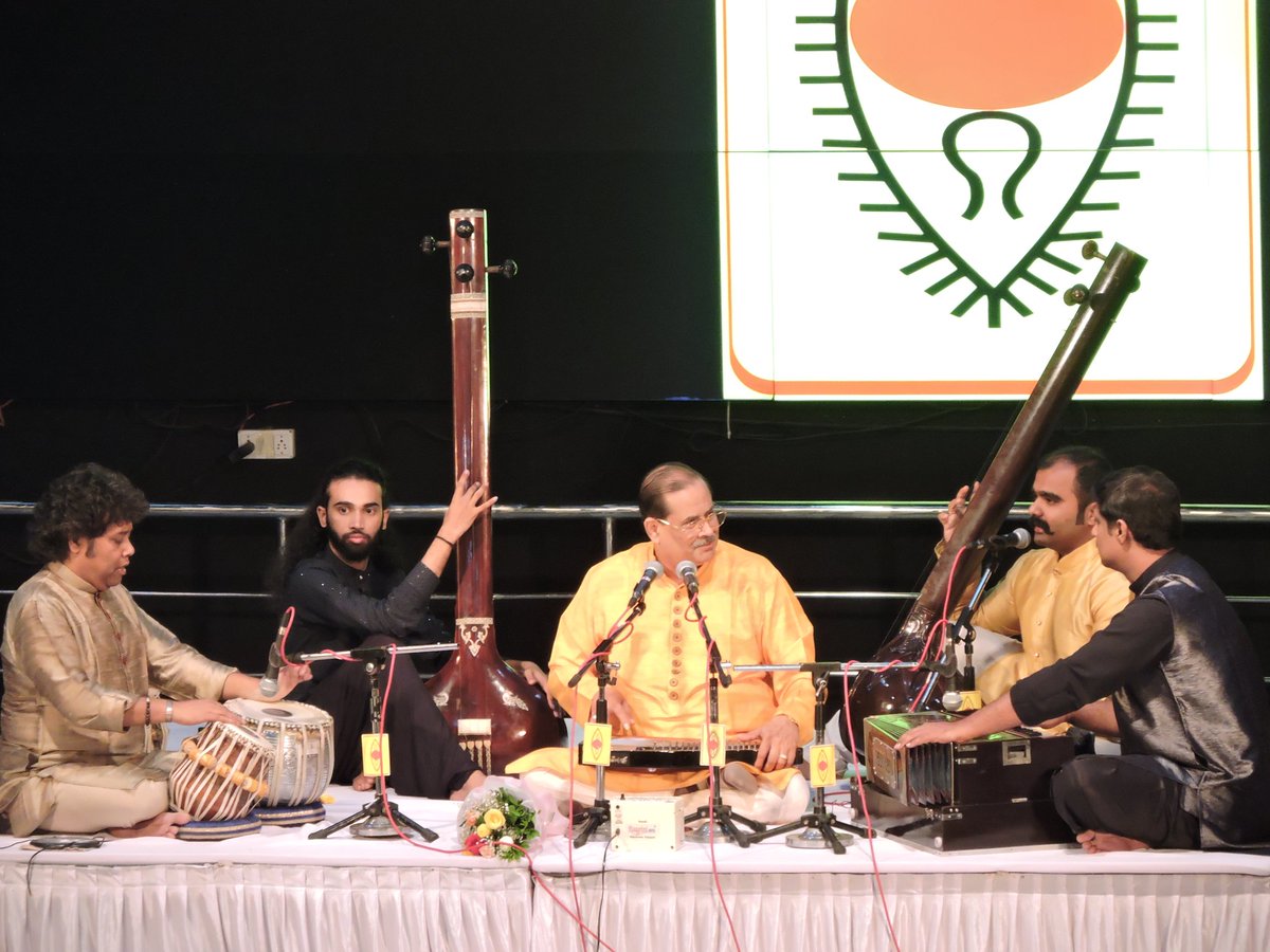 spicmacay's tweet photo. Hindustani Vocal Recital by Pt. Ajoy Chakrabarthy ji as part of Day-03 of SPIC MACAY 8th International Convention at @VNITN
#spicmacay #intercon8 #vnitconvention2023
@MinOfCultureGoI @tourismgoi @g20org @incredibleindia @AmritMahotsav @PMOIndia https://t.co/hAnjrGcCPt