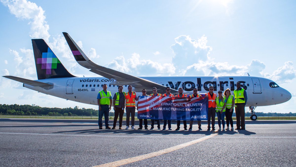 Airbus'ın ABD tesislerinde ilk kez ABD dışı bir ülkeye uçak teslimatı yapıldı. Meksikalı Volaris Airlines için ABD'de üretilen A320neo, buradan havayolu şirketine teslim edildi.