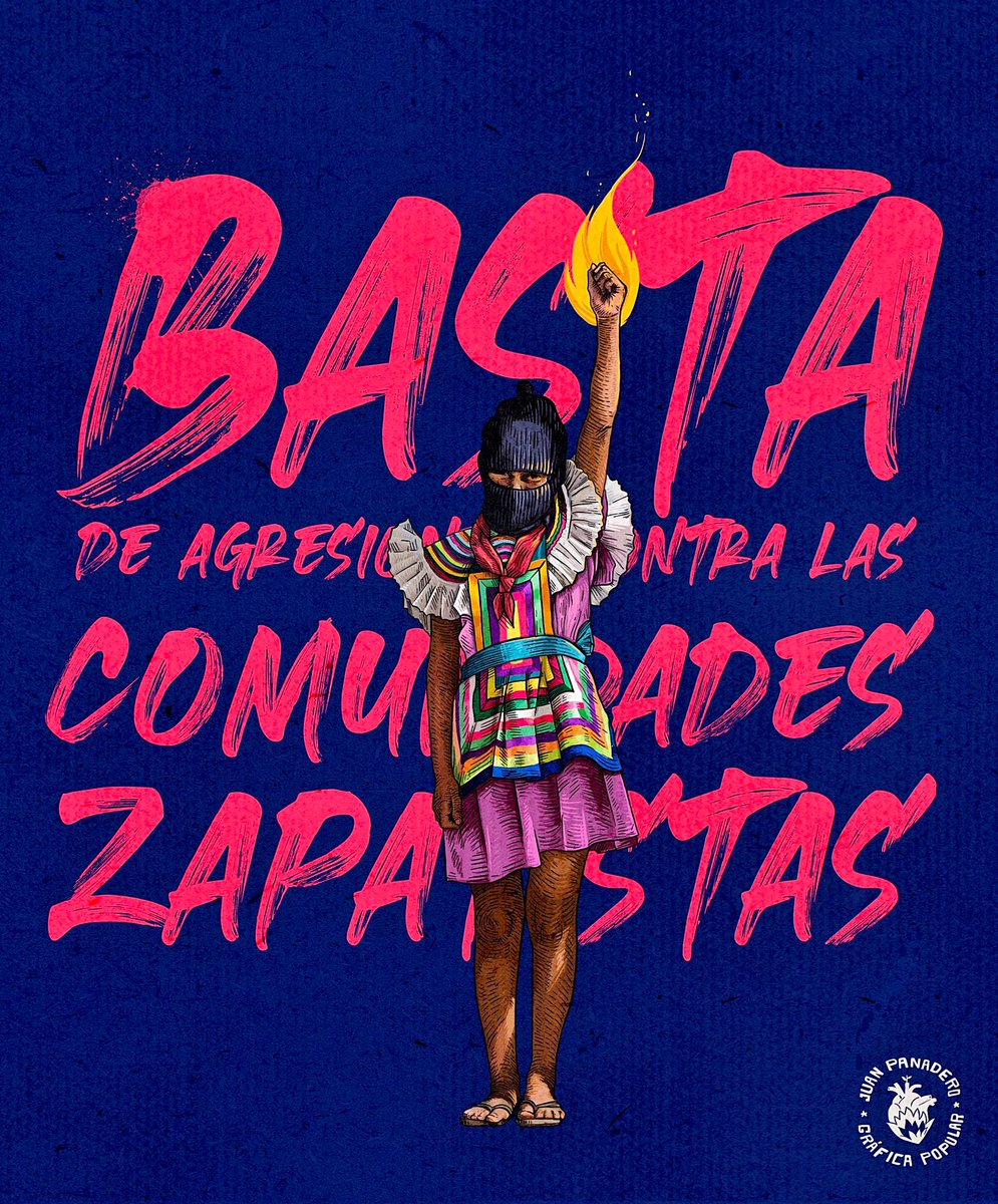 ¡Alto a la guerra contra lxs Zapatistas!
#YaBasta #EZLN #AltoALaGuerra #altoalfuego
#NuestraLuchaEsPorLaVida
Trabajo: @eldanteaguiler1