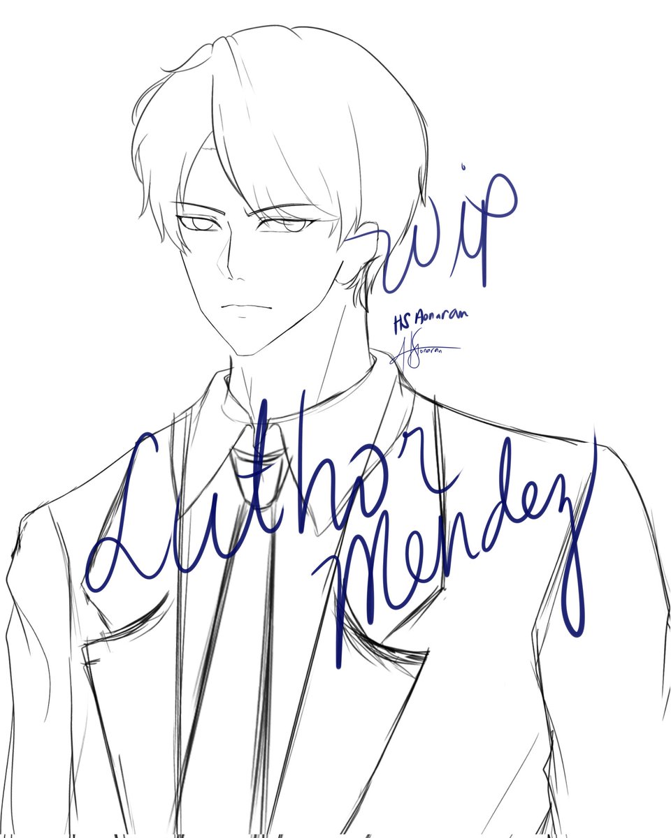 HSAonaran's tweet photo. WIP fanart of Luthor Mendez from #akosiibarra  story :#projectloki . Requested by Cat Lean WP-Arts https://t.co/1LYMlSEgct
