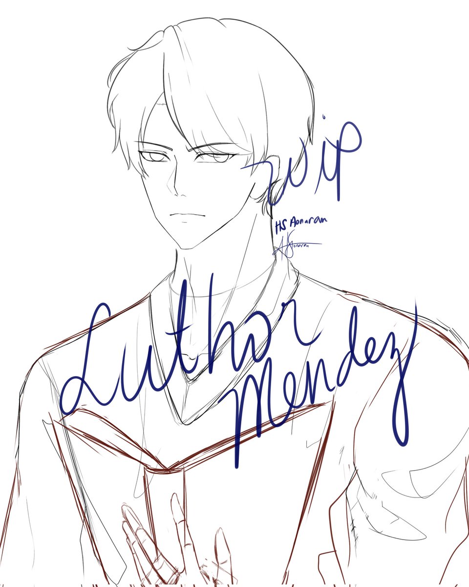 HSAonaran's tweet photo. WIP fanart of Luthor Mendez from #akosiibarra  story :#projectloki . Requested by Cat Lean WP-Arts https://t.co/1LYMlSEgct