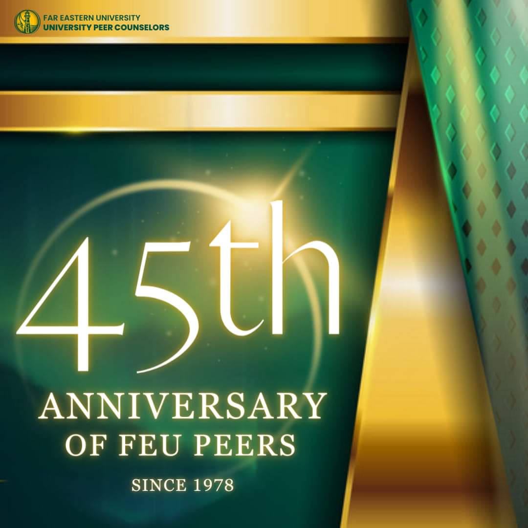 FEUPeers's tweet photo. Celebrating a remarkable milestone, we proudly commemorate the 45th anniversary of FEU Peers! 

What began as a Peer Program in 1978 as part of the Classroom Group Guidance Program for freshmen has flourished into a close-knit family and a cherished home for countless peers. https://t.co/uMqnvQmUvP
