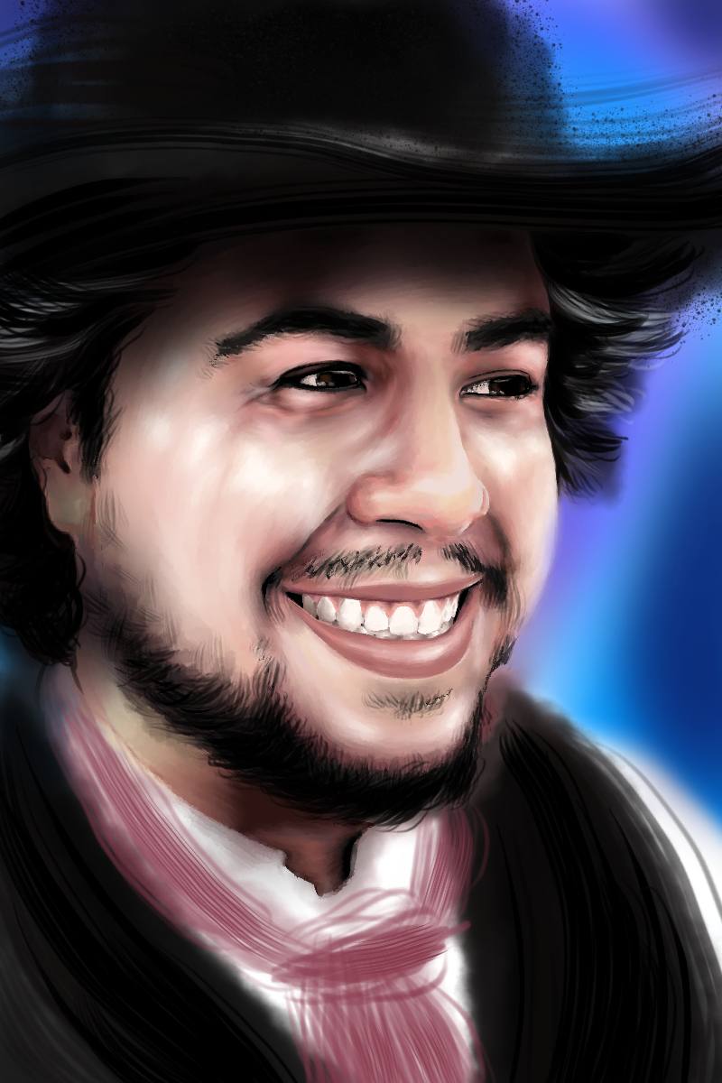 doopadoe's tweet photo. Heck, I forgot to post portrait 2/2 that I made of my brother, Cory. He'd be cool with it though. https://t.co/rb90CqHP4r