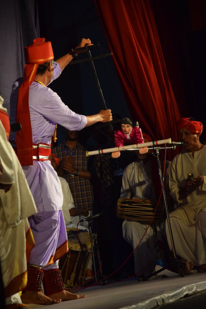 spicmacay's tweet photo. Amazing Presentation of Gombeyatta by Shri. Bhaskar Kogga Kamath ji and team as part of Day-03 Afternoon Activities of SPICMACAY 8th International Convention @VNITN
#spicmacay #intercon8 #vnitconvention2023
@MinOfCultureGoI @tourismgoi @g20org @incredibleindia @AmritMahotsav https://t.co/00lF9YJ6dR