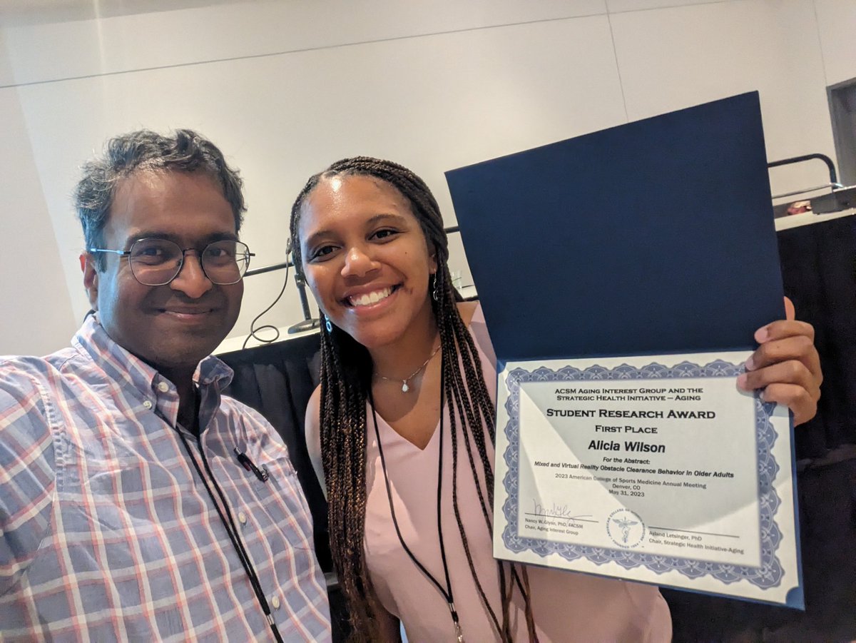 Elon DPT (@elonpt) on Twitter photo <a href="/elonpt/">Elon DPT</a> students Alicia and Jenny presented their work in the afternoon session <a href="/ACSMNews/">American College of Sports Medicine</a> ! Especially so proud of Alicia for winning the 1st prize at the <a href="/ACSM_AgingIG/">ACSM_AgingIG</a> ! <a href="/elonuniversity/">Elon University</a> <a href="/ElonBiomechLab/">Elon Biomechanics Lab</a> @AlysGiordano <a href="/AcsmBig/">ACSM_BIG</a> <a href="/AMTI_MultiAxis/">AMTI</a> <a href="/vallabhajosula/">Srikant Vallabhajosula, PhD</a> @qualisysab #ACSM23 <a href="/elonpt/">Elon DPT</a> students Alicia and Jenny presented their work in the afternoon session <a href="/ACSMNews/">American College of Sports Medicine</a> ! Especially so proud of Alicia for winning the 1st prize at the <a href="/ACSM_AgingIG/">ACSM_AgingIG</a> ! <a href="/elonuniversity/">Elon University</a> <a href="/ElonBiomechLab/">Elon Biomechanics Lab</a> @AlysGiordano <a href="/AcsmBig/">ACSM_BIG</a> <a href="/AMTI_MultiAxis/">AMTI</a> <a href="/vallabhajosula/">Srikant Vallabhajosula, PhD</a> @qualisysab #ACSM23