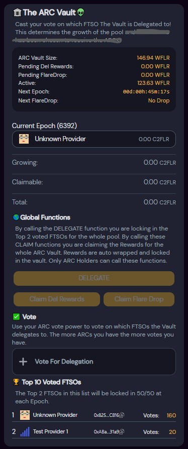 👽Beta Testing V2 of The Archetypes NFT System is now open on Coston2

☀🛸The Archetypes are interwoven with the fabric of the Flare Time Series Oracle System & can be a new standard for NFTs on the Songbird & Flare Network

NFT_ORDERING🛒
NFT + VISION🧿
NFT_VAULT🏛
NFT_MINING⛏