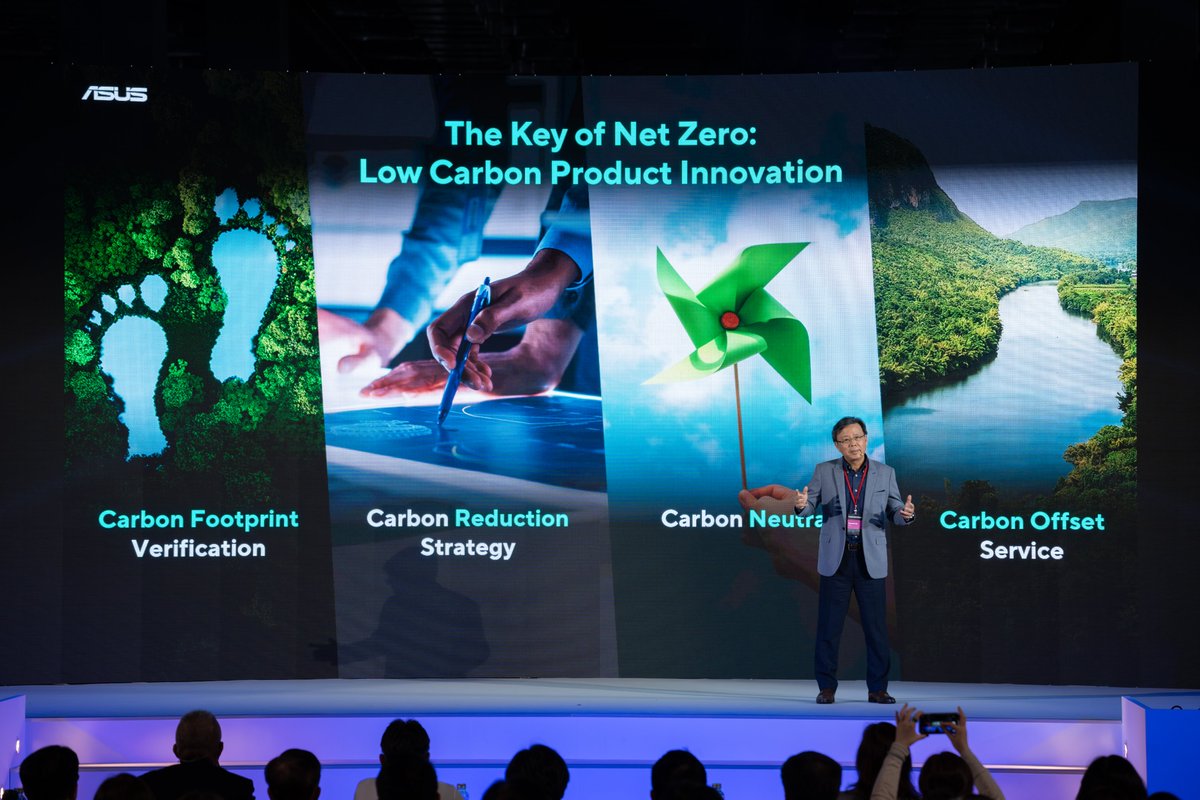 ASUS co-CEO Samson Hu shared insights at the 2023 #COMPUTEX Forum “Sustainability – Race to Zero”, highlighting ASUS's commitment to carbon footprint reduction, sustainable products, and responsible sourcing. 

Let’s build an incredible, sustainable future, together!