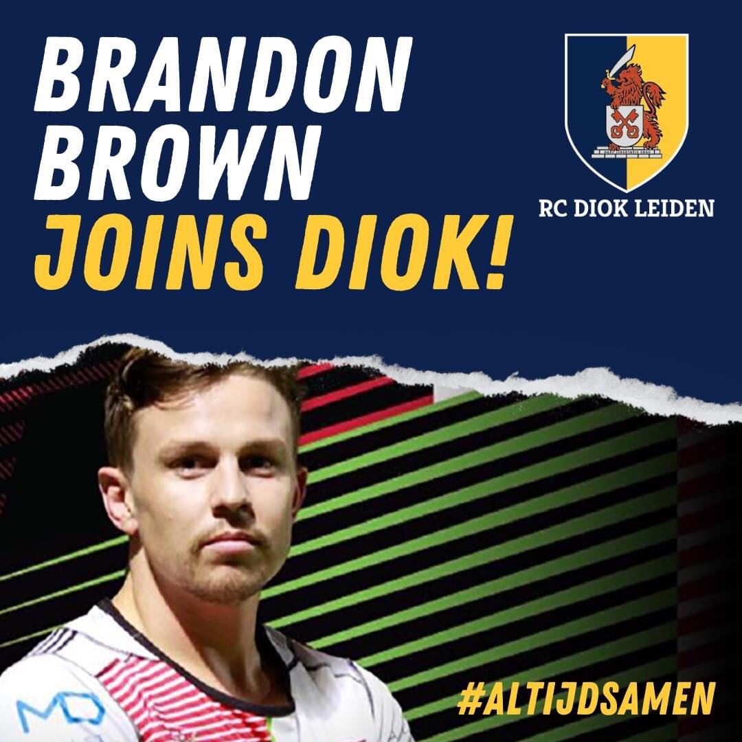 💙 BRANDON BROWN JOINS DIOK 23/24 SEASON 💛

Brandon Brown joins DIOK to play, but also to train the youth. 

This forward player (No.8) played Currie Cup, Pro14 Rugby and recently for the Abu Dhabi Harlequins. We are looking forward to seeing him in action on the field💪🏽⚡