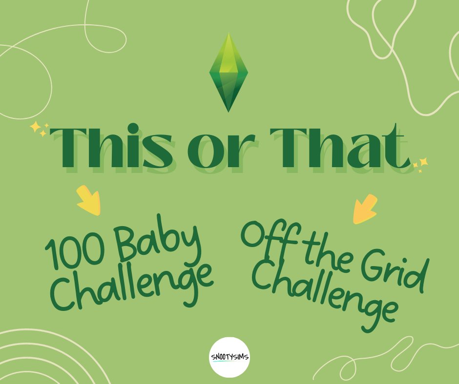 〰️ THIS or THAT Sims 4! 😉
.
#TheSims #thesims4 #simscommunity #simstagram
#simstagrammer
#simsta #sims4game #simslife #simmer #simmers #sims4challenges
#sims4life #snootysims