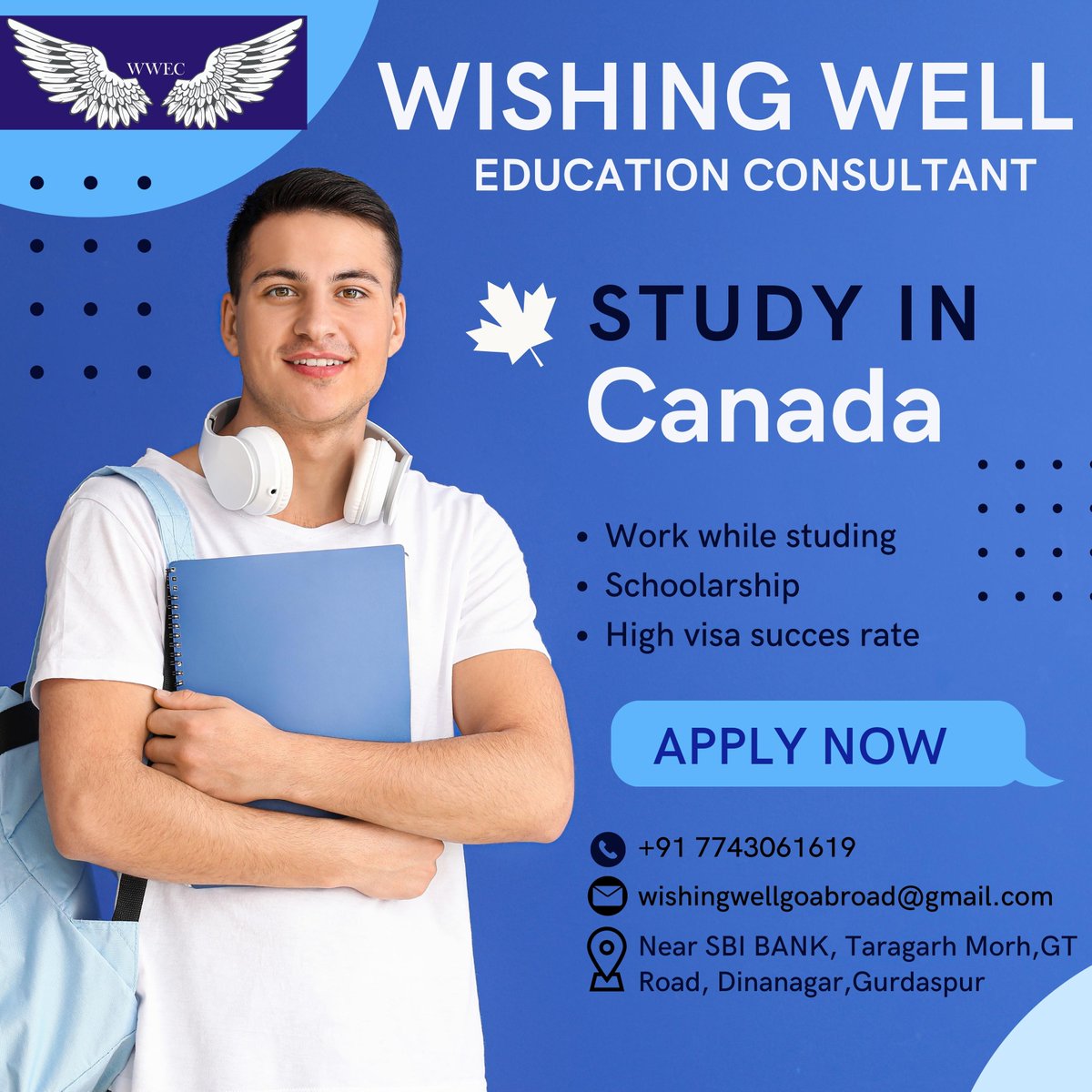 “The world is full of possibilities, and we’ll help you explore them”. We are providing travel visa and student visa. Contact us: +917743061619, Gmail: wishingwellgoabroad@gmail.com
#wwec #wishingwell #educationconsultant #immigration #visitorvisa #usvisa #immigrationlawyers