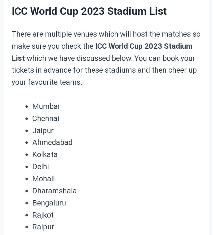 Thank you <a href="/hycricket_HCA/">HYDERABAD CRICKET ASSOCIATION</a> and <a href="/AzarFlick/">Flick_it!</a> for instilling so much confidence in <a href="/ICC/">ICC</a> and <a href="/BCCI/">BCCI</a> that not a single <a href="/ICCworldcup2023/">ICC WORLDCUP 2019</a> match is happening here in #Hyderabad #UppalStadium. - A sad cricket fan