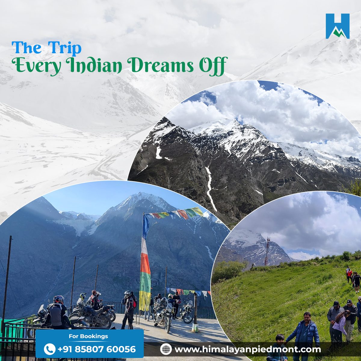 Embarking on a journey to the majestic Himalayas, where dreams become reality. Every Indian's ultimate escape awaits! 🏔️✨ 

For Inquiries and Bookings
Contact ☎+918580760056
Visit: linktr.ee/himalayanpiedm… 

#HimalayanDreams #SoulfulAdventures #MountainsCalling #Wanderlust