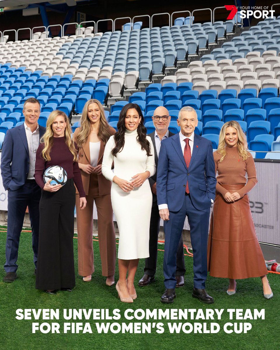 Seven has unveiled its commentary team for the FIFA Women's World Cup.

📰: 7sport.link/3WFkgJn