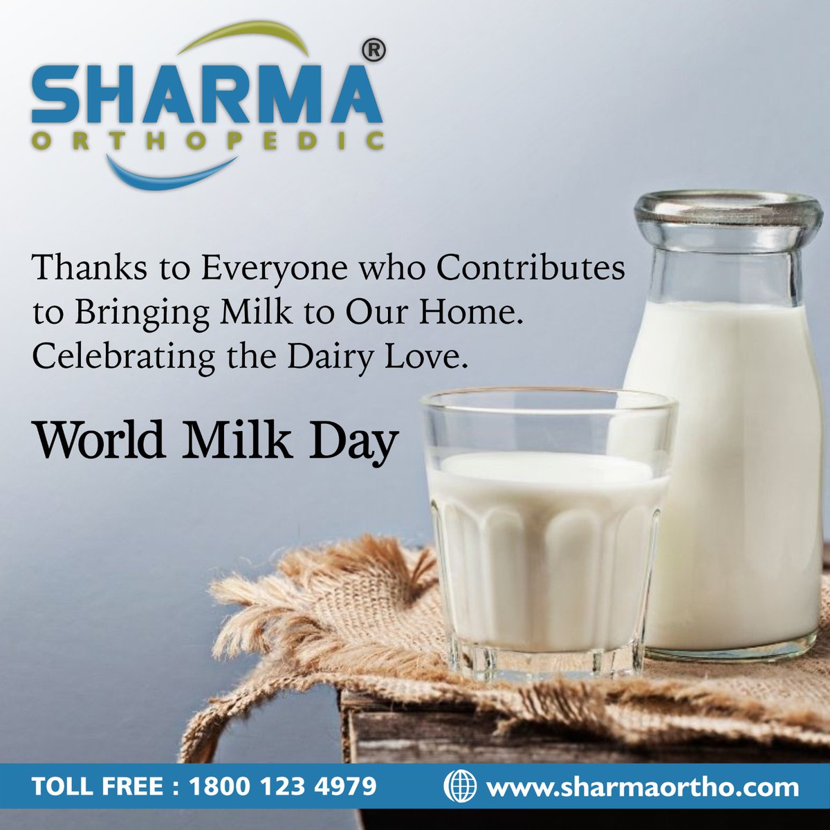 #sharmaorthopedicteam #milkproducts #milkbooster #WorldMilkDay #healthylifestyle #healthtips #healthyeating #HealthyLiving