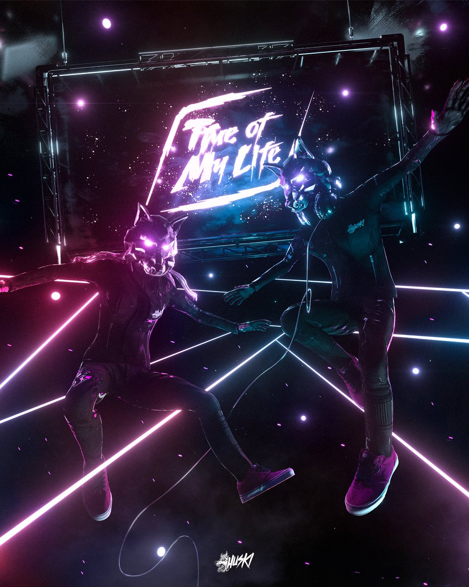 The artwork for my new bass music EP just came in and I’m speechless. 

My graphic designer didn’t have to bless me like this, you stay flexin! <a href="/slashvd01/">©SLASHVD</a> 

Thursday June 22nd

Presave: huski.fanlink.to/timeofmylife