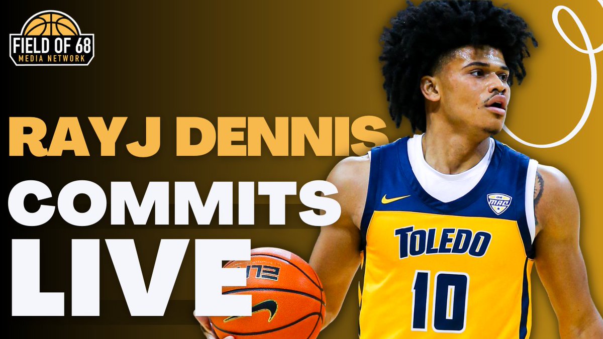 🚨 RayJ Dennis commits LIVE! 🚨

Join @GoodmanHoops at 12pm ET as Toledo point guard @rayjdennis10 announces where he will be transferring!

TUNE IN: youtube.com/live/oni6IaTOw…