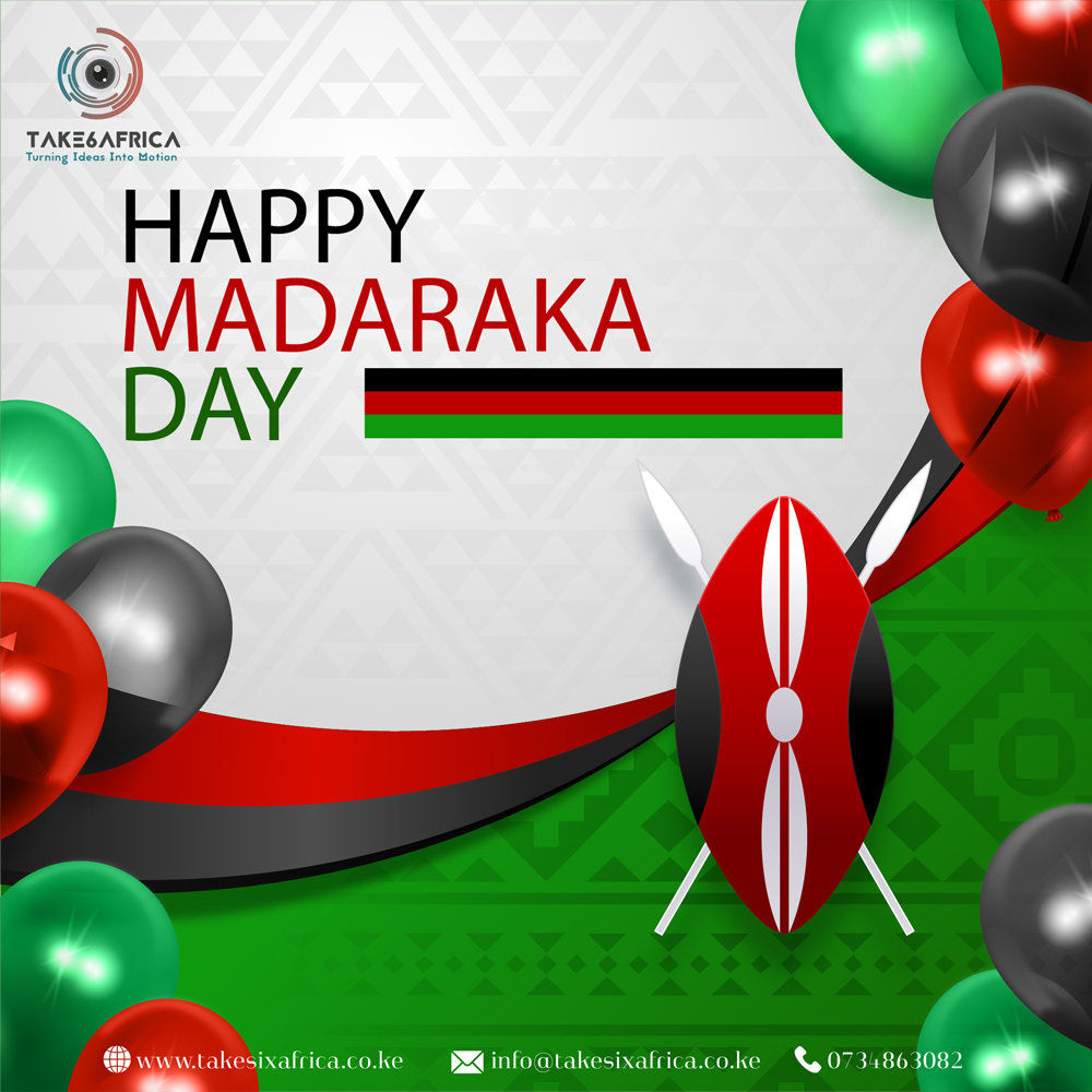 On this Madaraka Day, let's honor our forefathers' sacrifices for independence, consider our progress and future challenges, and strive for a unified, prosperous, and peaceful Kenya. Happy Madaraka Day to all! #madarakaday2023 #nationalholiday #takesixafricaproductions #corporate