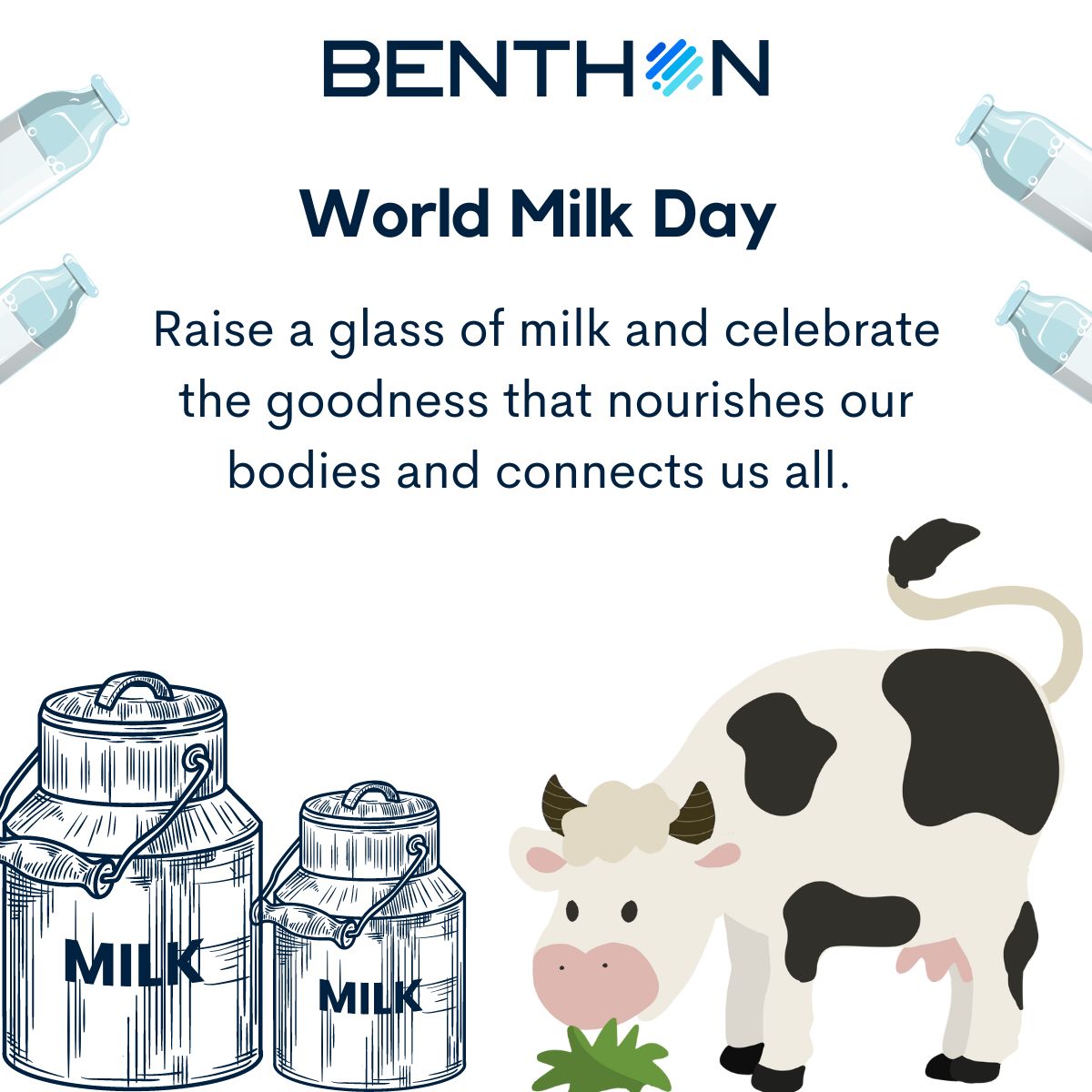 Happy World Milk Day! Today, we celebrate the essential part that milk plays in our diets.

#milkLove #drinkmilk #healthynutrition #worldmilkday2020 #worldmilkday #celebratedairy #milkproud #milklife